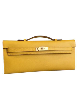 Hermes Kelly Cut Rouge H Yellow