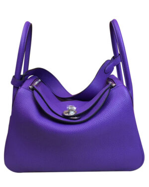 Hermes Linda Bag 26 Togo Leather Purple
