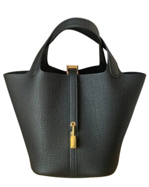 Hermes Picotin Lock Bag 22cm Black