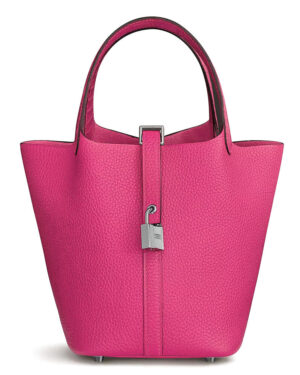 Hermes Picotin Lock Togo Bag 18cm Peachblow