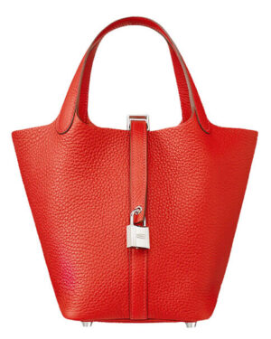 Hermes Picotin Lock Togo Bag 18cm Red