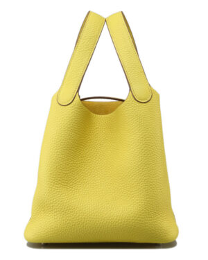 Hermes Picotin Lock Togo Bag 18cm Yellow