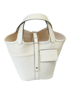Hermes Picotin Lock 18 Pocket Bag Cream