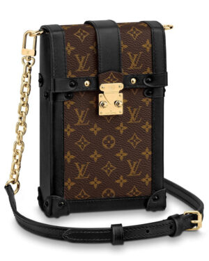 Louis Vuitton Pochette Trunk Verticale M63913 Brown