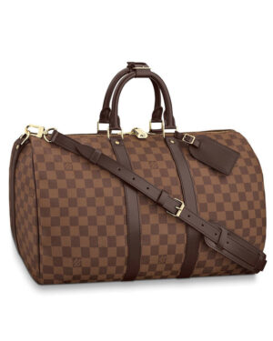 Louis Vuitton Keepall 45 With Shoulder Strap N41428 Brown