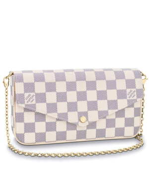 Louis Vuitton Pochette Felicie N63106 White