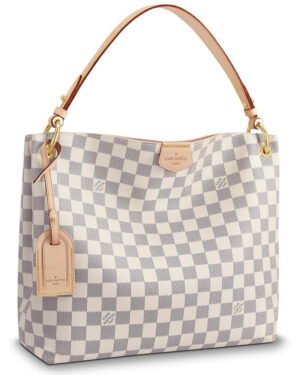 Louis Vuitton Graceful MM N42232 White