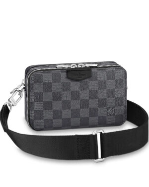 Louis Vuitton Alpha Wearable Wallet N60418 Black
