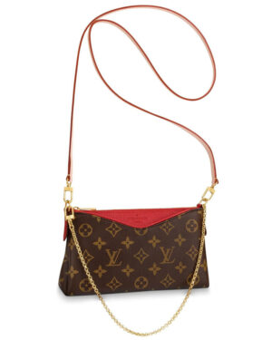 Louis Vuitton Pallas Clutch M41638 Red