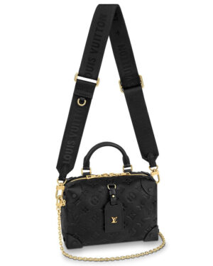 Louis Vuitton Petite Malle Souple M45393 M45394 Black