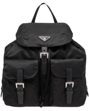 Prada Fabric Backpack 1BZ811 Black