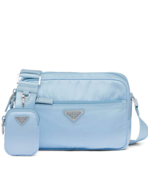 Prada Re-Nylon Shoulder Bag 1BC167 Blue