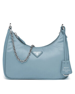 Prada Re-Edition 2005 nylon shoulder bag Light Blue