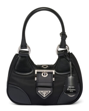 Prada Moon Re-Nylon And Leather Bag 1BA381
