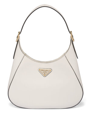 Prada Leather Shoulder Bag 1BC179 Cream