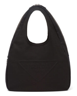Prada Canvas Hobo Bag 2VY005 Black