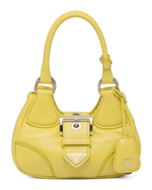 Prada Moon Padded Nappa-leather Bag 1BA381 Yellow