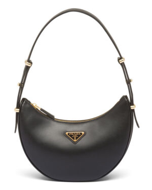 Prada Leather Shoulder Bag 1BC194 Black