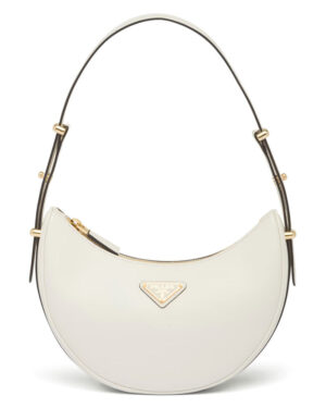 Prada Leather Shoulder Bag 1BC194 Cream