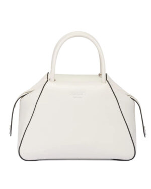 Prada Small Leather Prada Supernova Handbag 1BA366 Cream