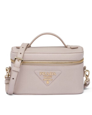 Prada Leather Mini-bag 1BH202 Pink