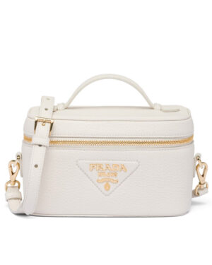 Prada Leather Mini-bag 1BH202 White