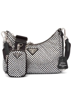 Prada Re-Edition 2005 Duchess Bag Black