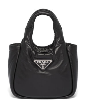 Prada Small Padded Prada Soft Nappa-leather Bag 1BA359 Black