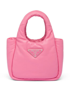 Prada Small Padded Prada Soft Nappa-leather Bag 1BA359 Pink