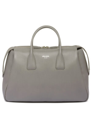 Prada Leather Travel Bag 2VC035 Gray