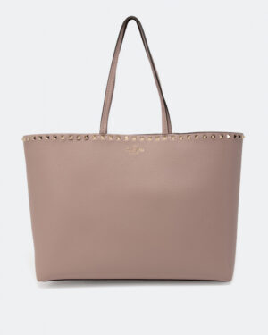 Valentino Garavani Rockstud Large Leather tote Pink