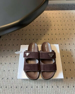Prada Desert Band Flatform Women's Sandals