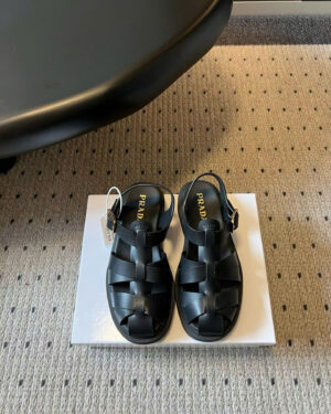 Prada Fisherman Leather Women's Sandals