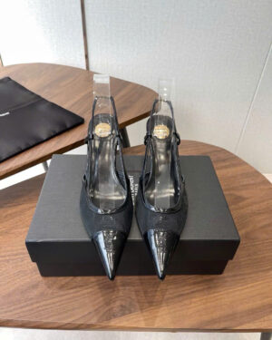 YSL Slay Buckle Slingback Women's Shoes