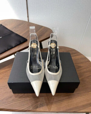 YSL Slay Buckle Slingback Women's Shoes