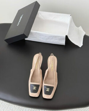 Chanel Coco Suede Leather Singlack Women's Shoes