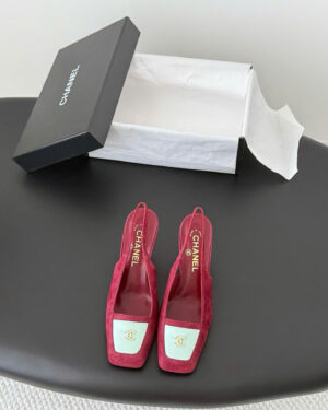 Chanel Coco Suede Leather Singlack Women's Shoes