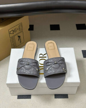 Dior D-Cannage Ribbon Women's Slides