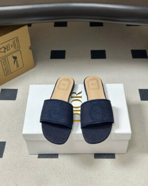 Dior Oblique Medaillon Women's Slides