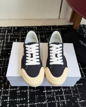 Celine Triomphe Alan Canvas Sneaker Platform Women's Shoes