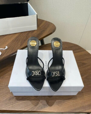 Saint Laurent YSL Logo Women's Heels Sandals