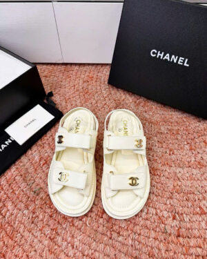 Chanel Coco Quilted Wome's Flat Sandals
