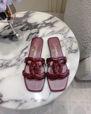 Chanel Coco Beach Double C Women's Slides