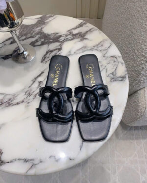 Chanel Coco Beach Double C Women's Slides