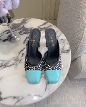 Chanel Coco Blazy Pony Women's Open Back Shoes