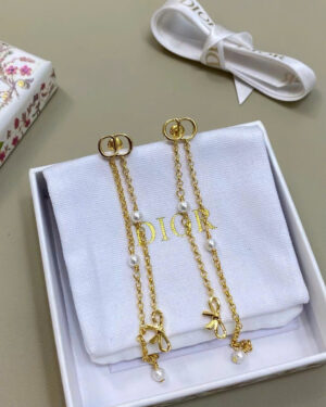 Dior CD Logo Earrings