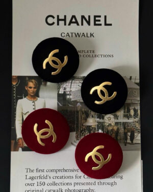 Chanel Coco Velvet Earrings