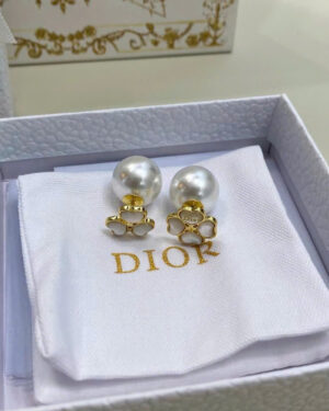 Dior Sparking Clover Earrings