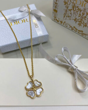 Dior Sparking Clover Necklaces