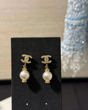 Chanel Coco Pearl Earrings